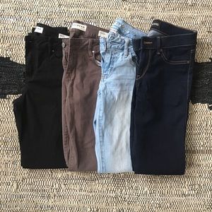 BUNDLE 4 JEANS -Bullhead, Express, American Eagle